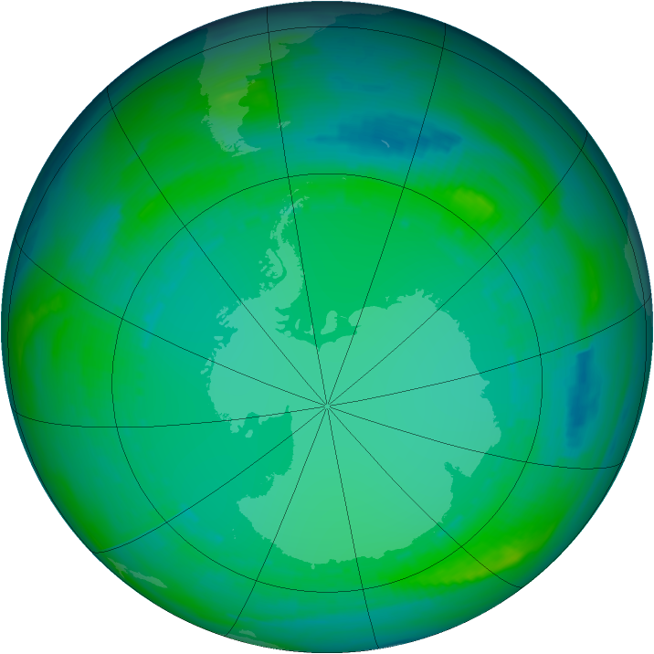 Ozone Map 1987-07-26